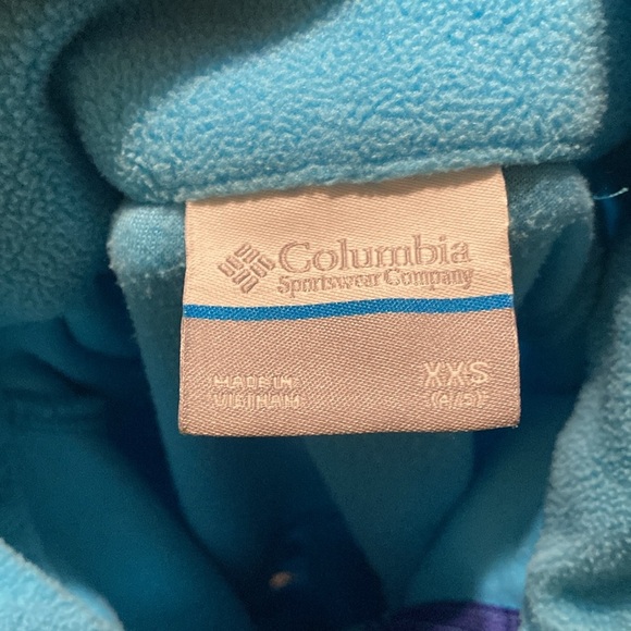 Columbia blue half zip crop sweater. - Picture 2 of 6